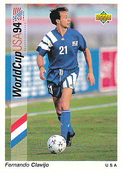 Fernando Clavijo USA Upper Deck World Cup 1994 Preview Eng/Spa #21